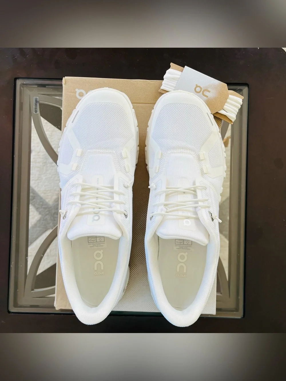 Sz 10 On Cloud 6 Women's Running Shoes All White 3WF10061200